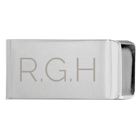 Personalised Classic Initial Money Clip: 3 - Wallets & Money Clips By Gift Moments