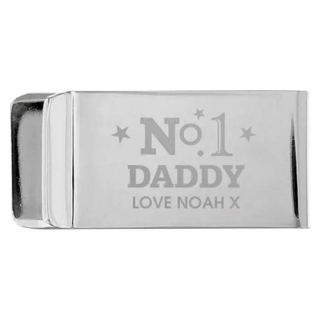 Personalised Classic Silver Money Clip: 4 - Wallets & Money Clips By Gift Moments