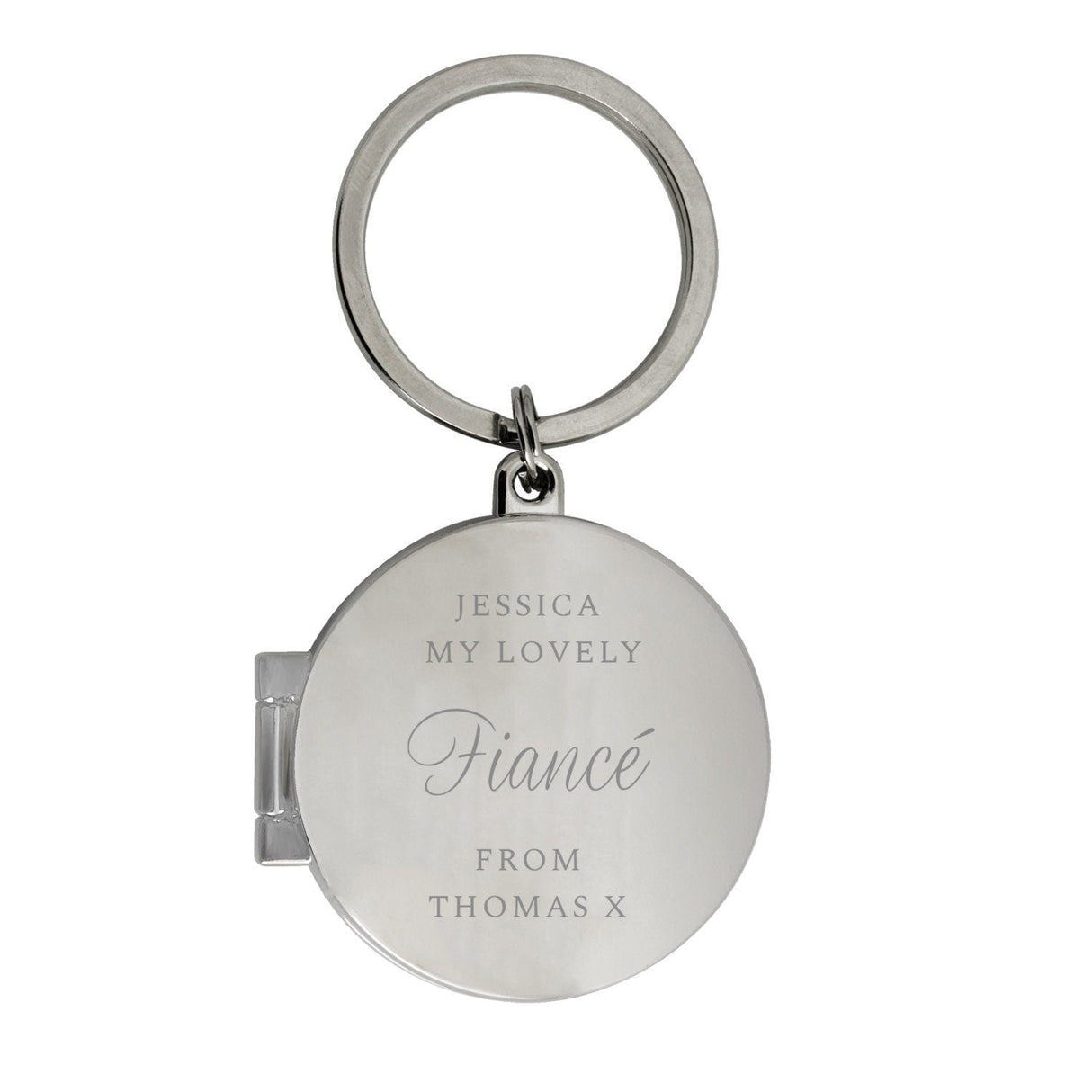 Personalised Classic Photo Keyring: 4 - Keyrings By Gift Moments