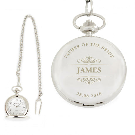 Personalised Classic Pocket Fob Watch: 2 - Watches By Gift Moments