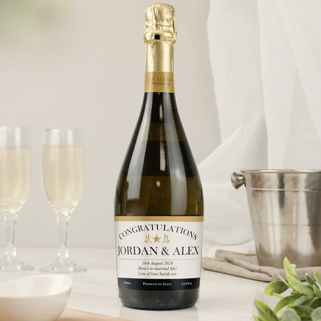 Personalised Classic Prosecco Gift: 1 - Prosecco By Gift Moments