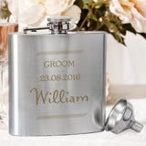 Personalised Stainless Steel Hip Flask: 2 - Hip Flasks By Gift Moments