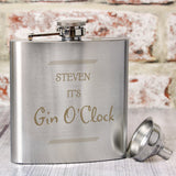 Personalised Stainless Steel Hip Flask: 6 - Hip Flasks By Gift Moments