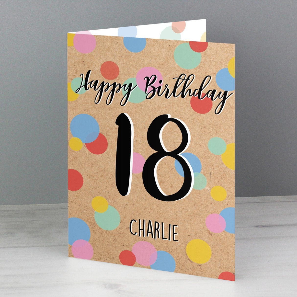 Personalised Confetti Birthday Card: 2 - Greeting Cards By Gift Moments