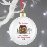 Personalised Christmas Bauble Decoration: 3 - Christmas Baubles By Gift Moments