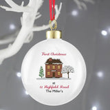 Personalised Christmas Bauble Decoration: 1 - Christmas Baubles By Gift Moments