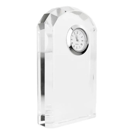 Personalised Engraved Crystal Clock: 7 - Clocks By Gift Moments