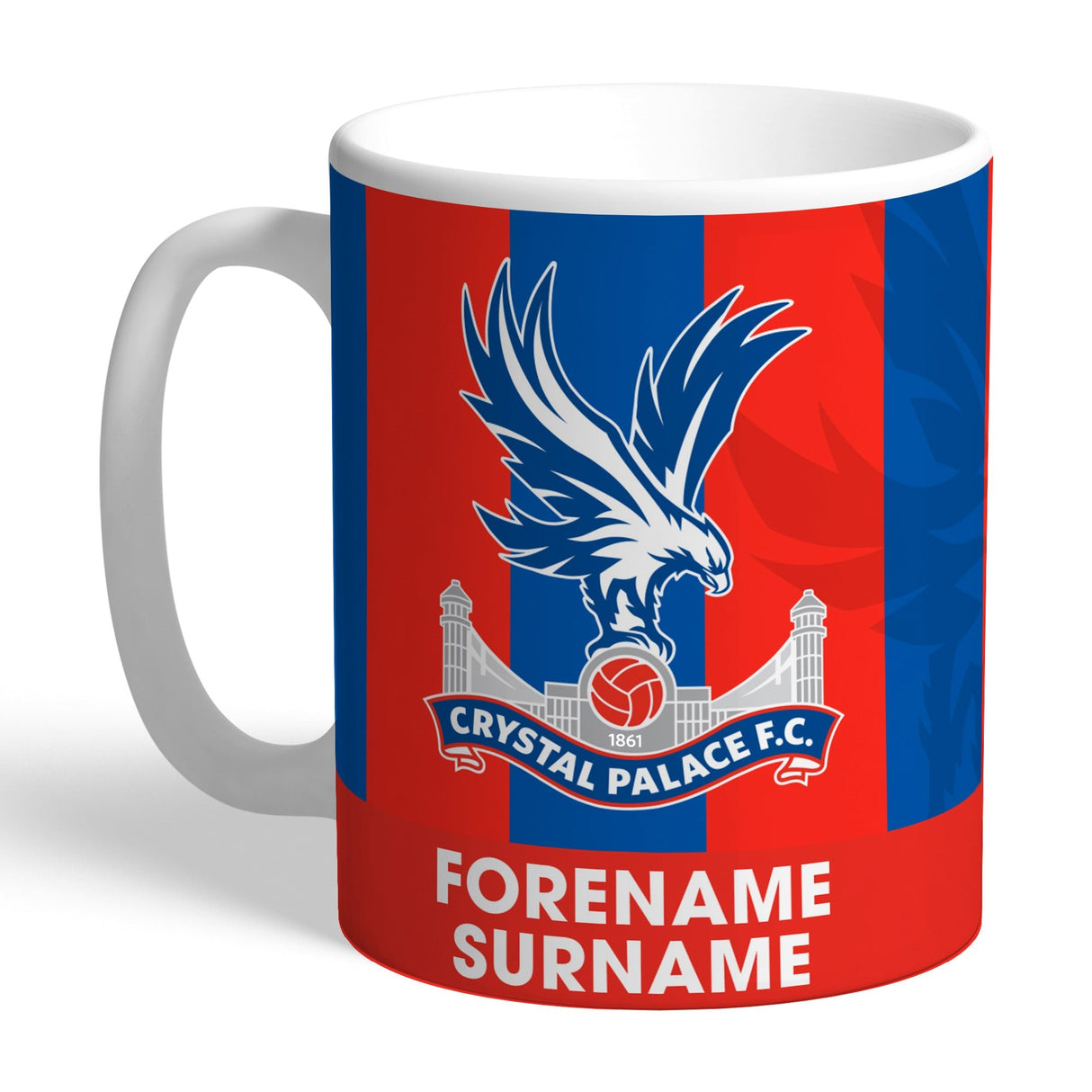 Personalised Crystal Palace FC Bold Crest Mug: 1 - Mugs By Crystal Palace