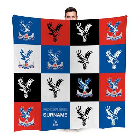 Personalised Crystal Palace FC Fleece Blanket: 1 - Blankets By Crystal Palace