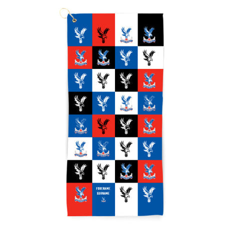 Personalised Crystal Palace FC Golf Towel: 1 - Golf Towels By Crystal Palace