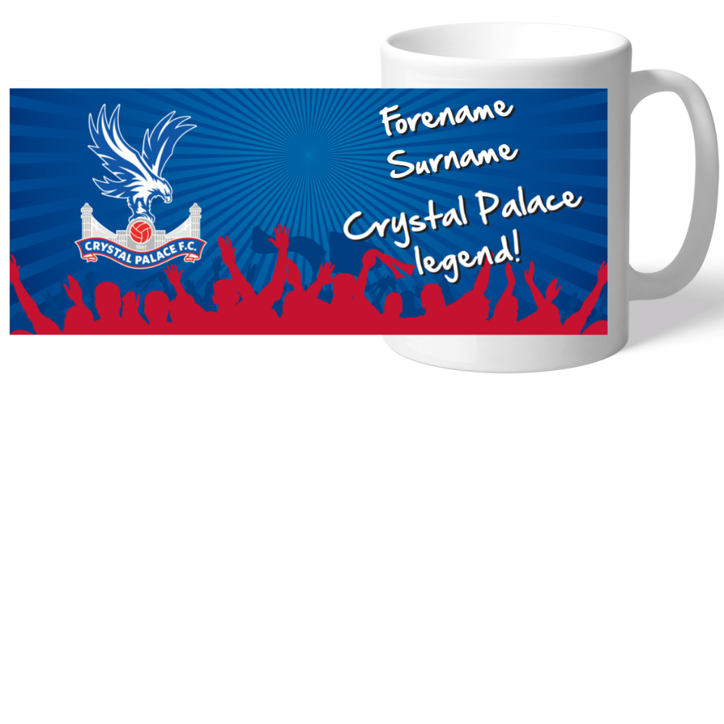 Personalised Crystal Palace FC Legend Mug: 2 - Mugs By Crystal Palace