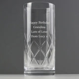 Personalised Cut Crystal Hi Ball Glass: 1 - Highball Glasses By Gift Moments