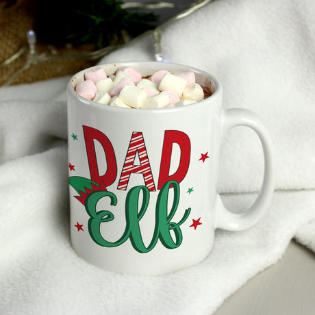 Personalised Dad Elf Mug: 1 - Mugs By Gift Moments