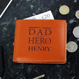 Personalised Tan Leather Wallet for Dad: 1 - Wallets & Money Clips By Gift Moments