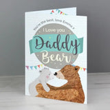 Personalised Daddy Bear Father’s Day Card: 6 - Greeting Cards By Gift Moments