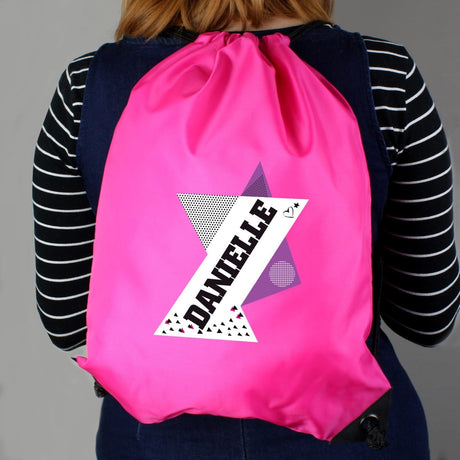 Personalised Dance Pink Kit Bag: 2 - Kids Bags By Gift Moments