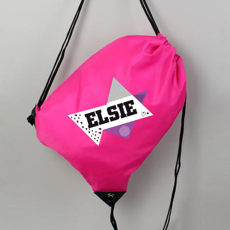 Personalised Dance Pink Kit Bag: 3 - Kids Bags By Gift Moments