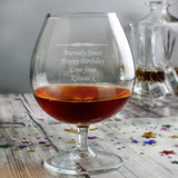 Personalised Brandy Glass Gift: 1 - Brandy Glasses By Gift Moments