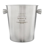 Personalised Stainless Steel Ice Bucket: 3 - Barware By Gift Moments