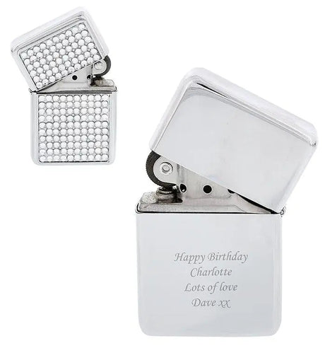 Personalised Diamante Lighter with Engraving: 2 - Smoking Accessories By Gift Moments