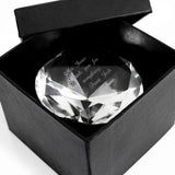 Personalised Diamond Shaped Paperweight: 3 - Paperweights By Gift Moments