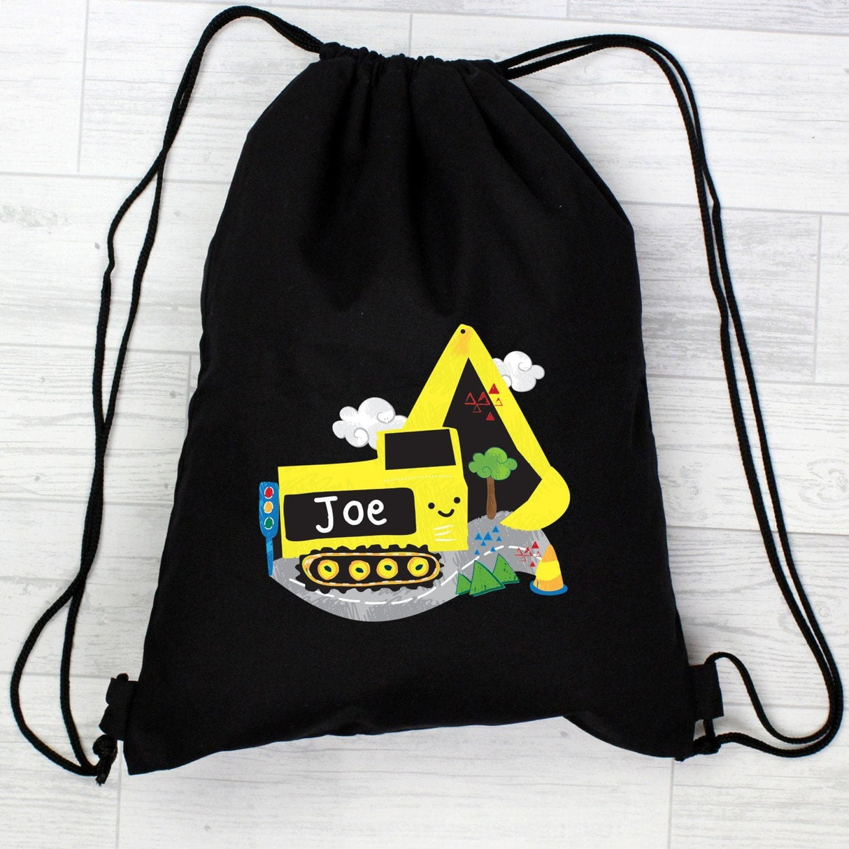 Personalised Digger Kit Bag: 2 - Kids Bags By Gift Moments