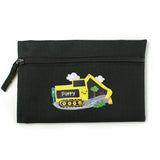 Personalised Digger Black Pencil Case: 5 - Pencil Cases & Sets By Gift Moments