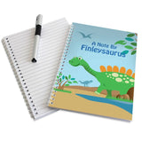 Personalised Dinosaur A5 Notebook: 2 - Notebooks By Gift Moments