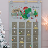 Personalised Dinosaur Felt Advent Calendar: 2 - Advent Calendars By Gift Moments