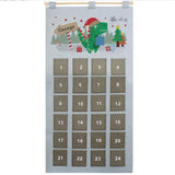 Personalised Dinosaur Felt Advent Calendar: 5 - Advent Calendars By Gift Moments