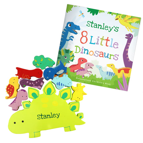 Personalised Dinosaur Book and Stacking Toy: 6 - Toys By Gift Moments