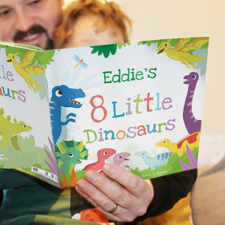 Personalised Dinosaur Book and Stacking Toy: 7 - Toys By Gift Moments