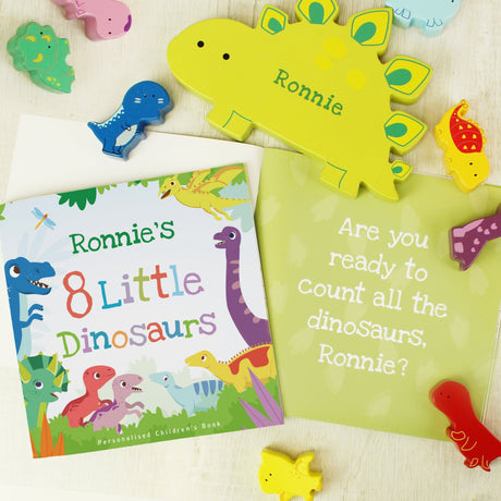 Personalised Dinosaur Book and Stacking Toy: 3 - Toys By Gift Moments