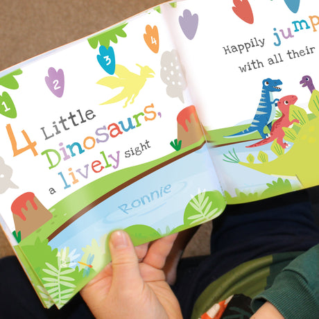 Personalised Dinosaur Book and Stacking Toy: 8 - Toys By Gift Moments