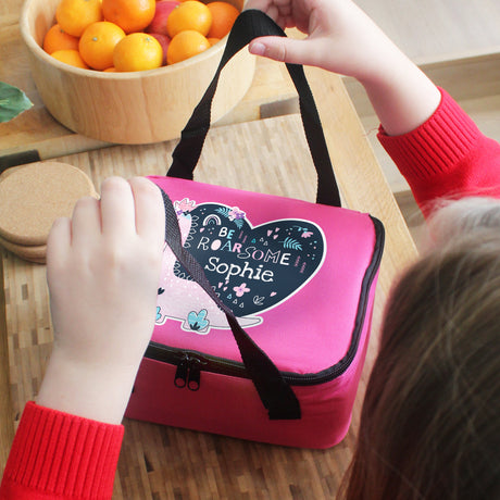 Personalised Dinosaur Lunch Bag for Kids: 3 - Lunch Boxes & Bags By Gift Moments