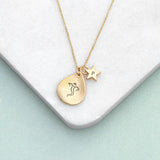 Personalised Diwali Petal Ganesh Necklace Gold - Jewellery at Gift Moments