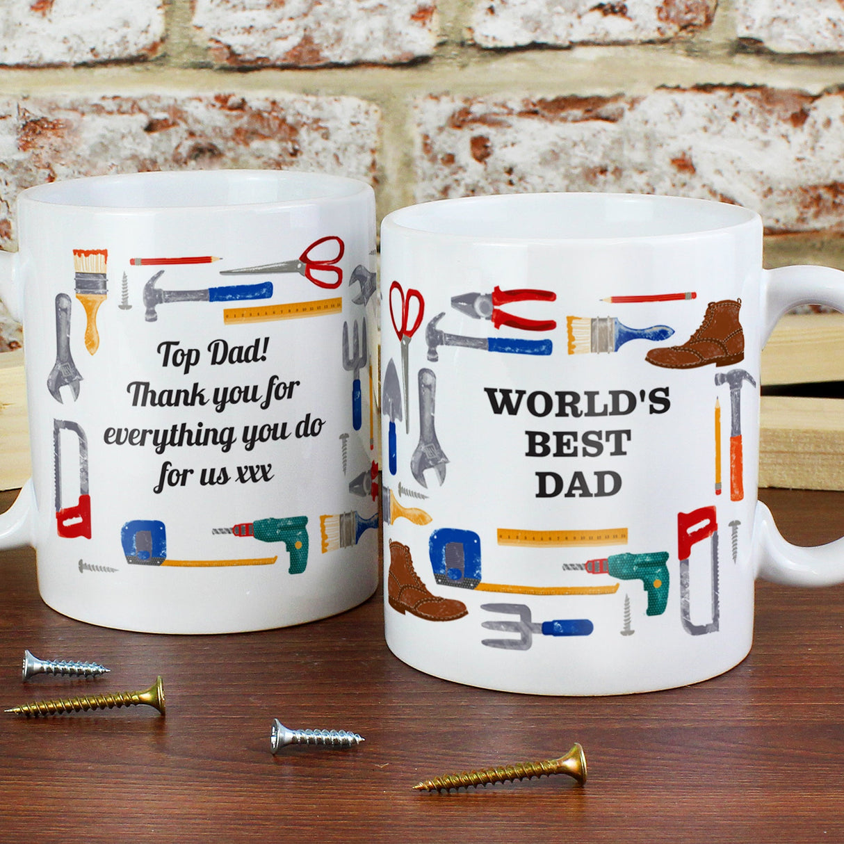 Personalised DIY Man Mug Gift: 2 - Mugs By Gift Moments