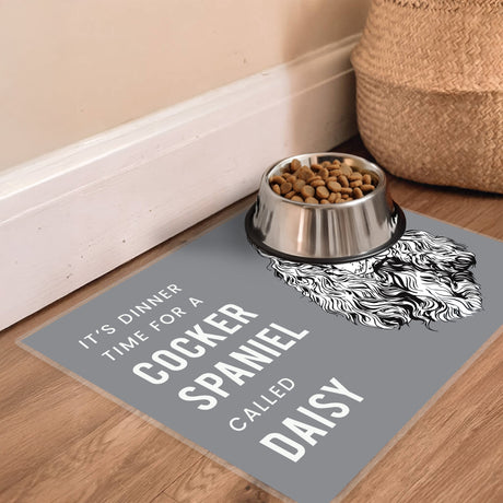 Personalised Dog Breed Food Mat: 6 - Pet Products By Gift Moments