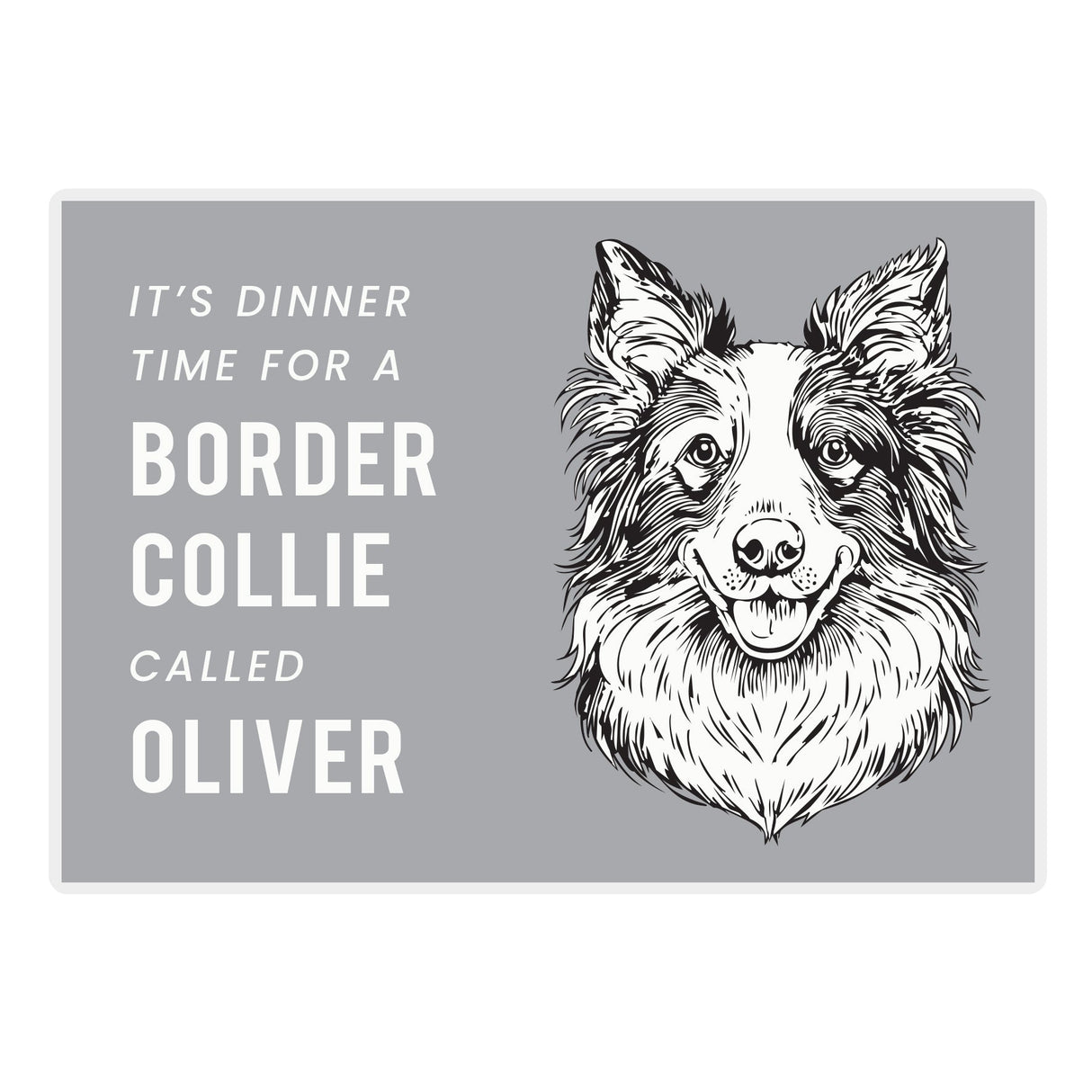 Personalised Dog Breed Food Mat: 5 - Pet Products By Gift Moments