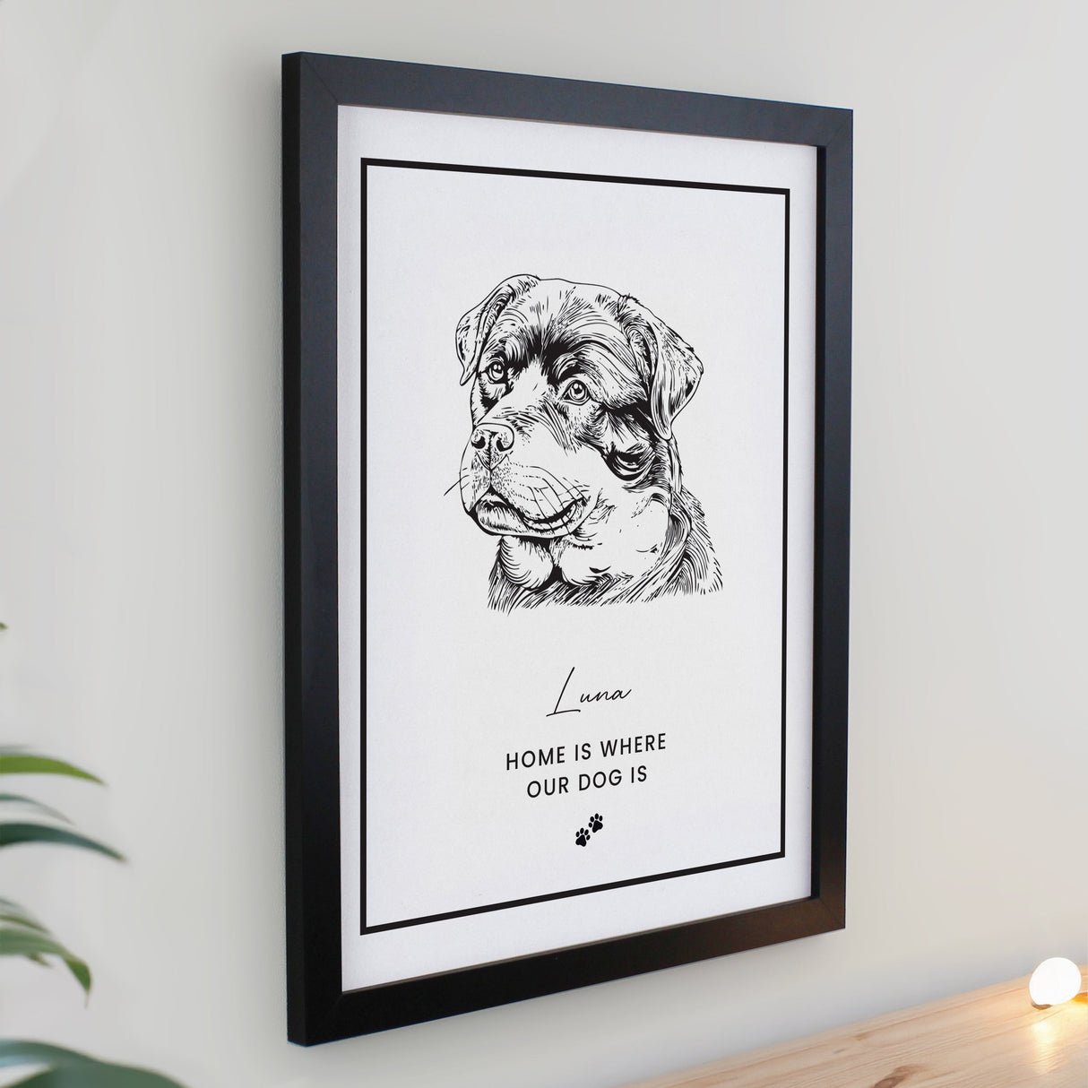 Personalised Dog Breed Framed Prints: 6 - Framed Prints By Gift Moments