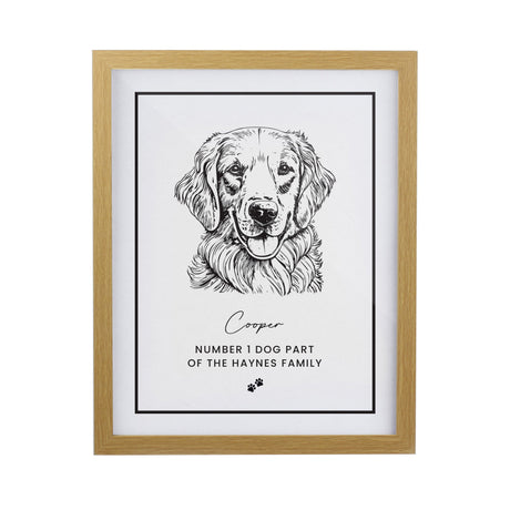 Personalised Dog Breed Framed Prints: 8 - Framed Prints By Gift Moments