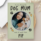 Personalised From the Dog Photo Card: 2 - Greeting Cards By Gift Moments