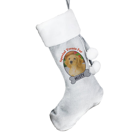 Personalised Dog Photo Christmas Stocking: 5 - Christmas Stockings By Gift Moments