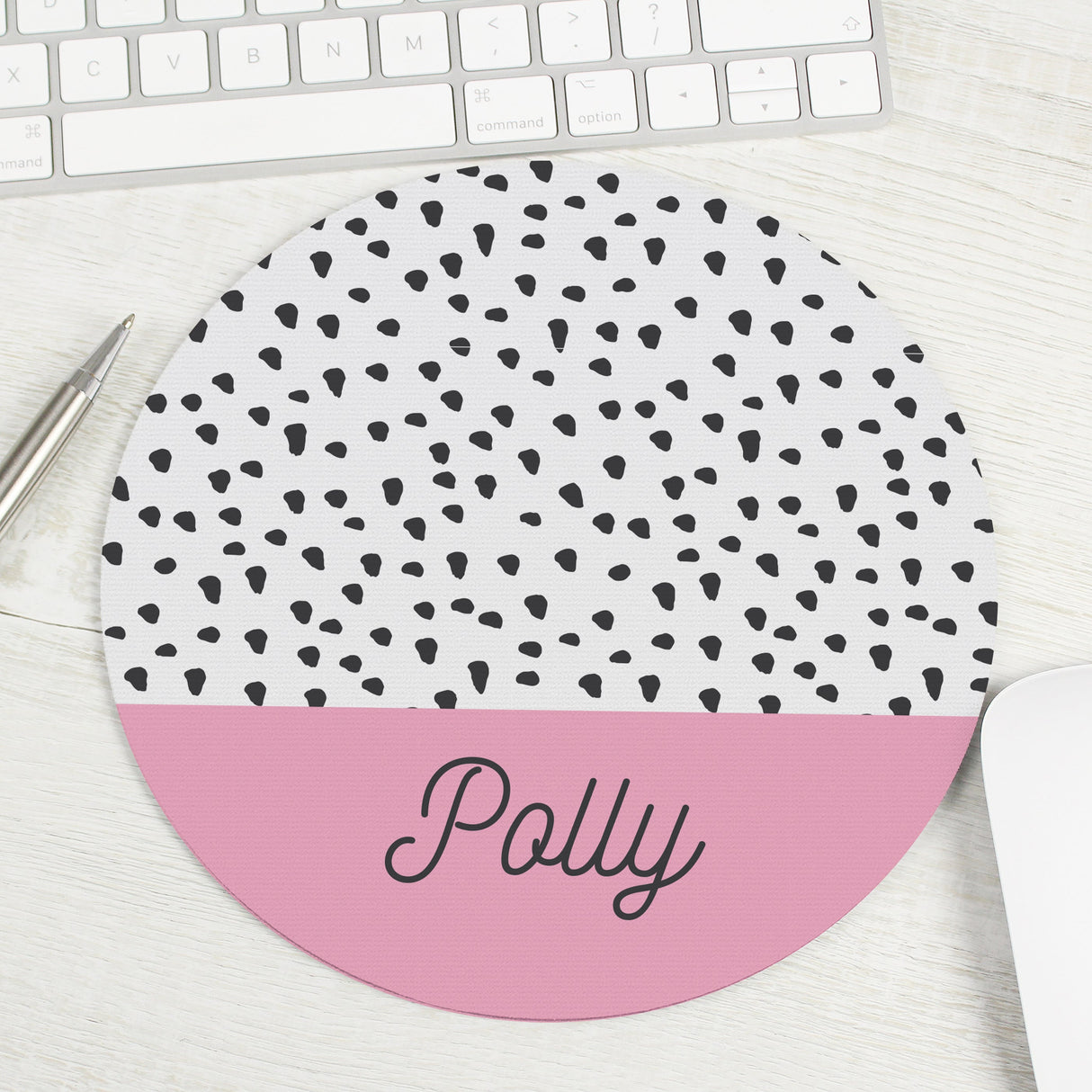 Personalised Dotty Mouse Mat 20cm: 2 - Tech Accessories By Gift Moments