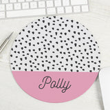 Personalised Dotty Mouse Mat 20cm: 2 - Tech Accessories By Gift Moments