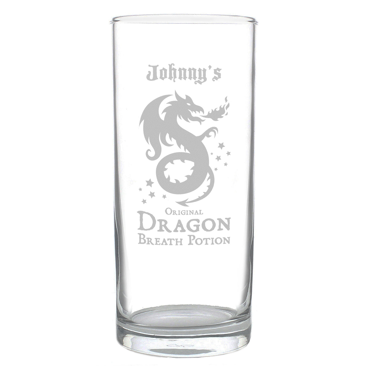 Personalised Dragon Breath Potion Glass: 4 - Highball Glasses By Gift Moments