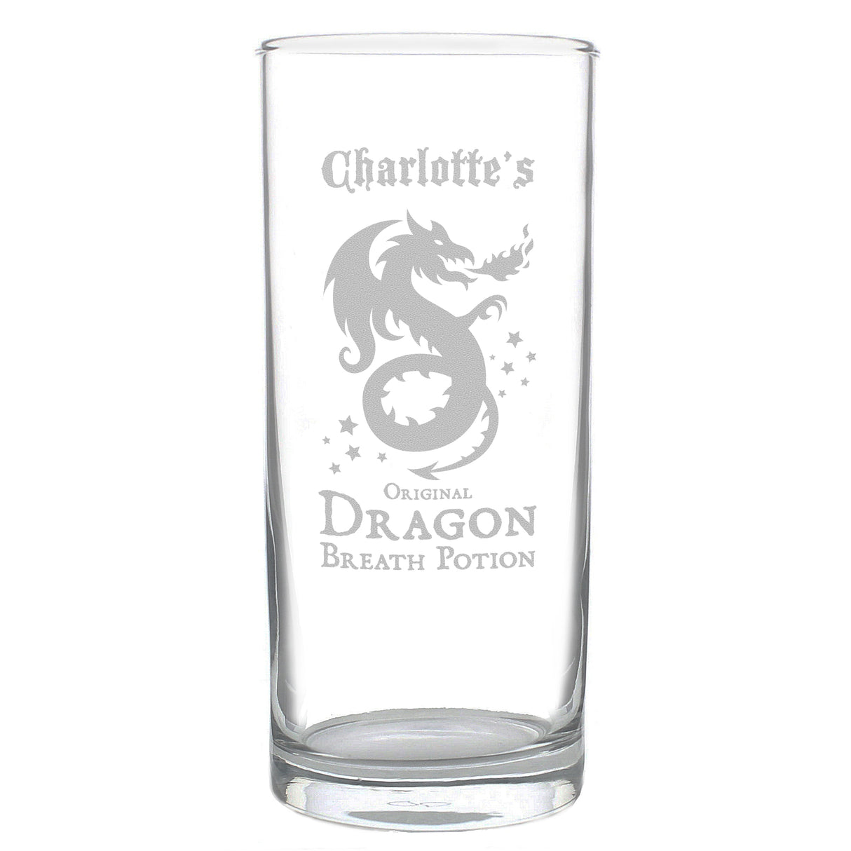 Personalised Dragon Breath Potion Glass: 2 - Highball Glasses By Gift Moments