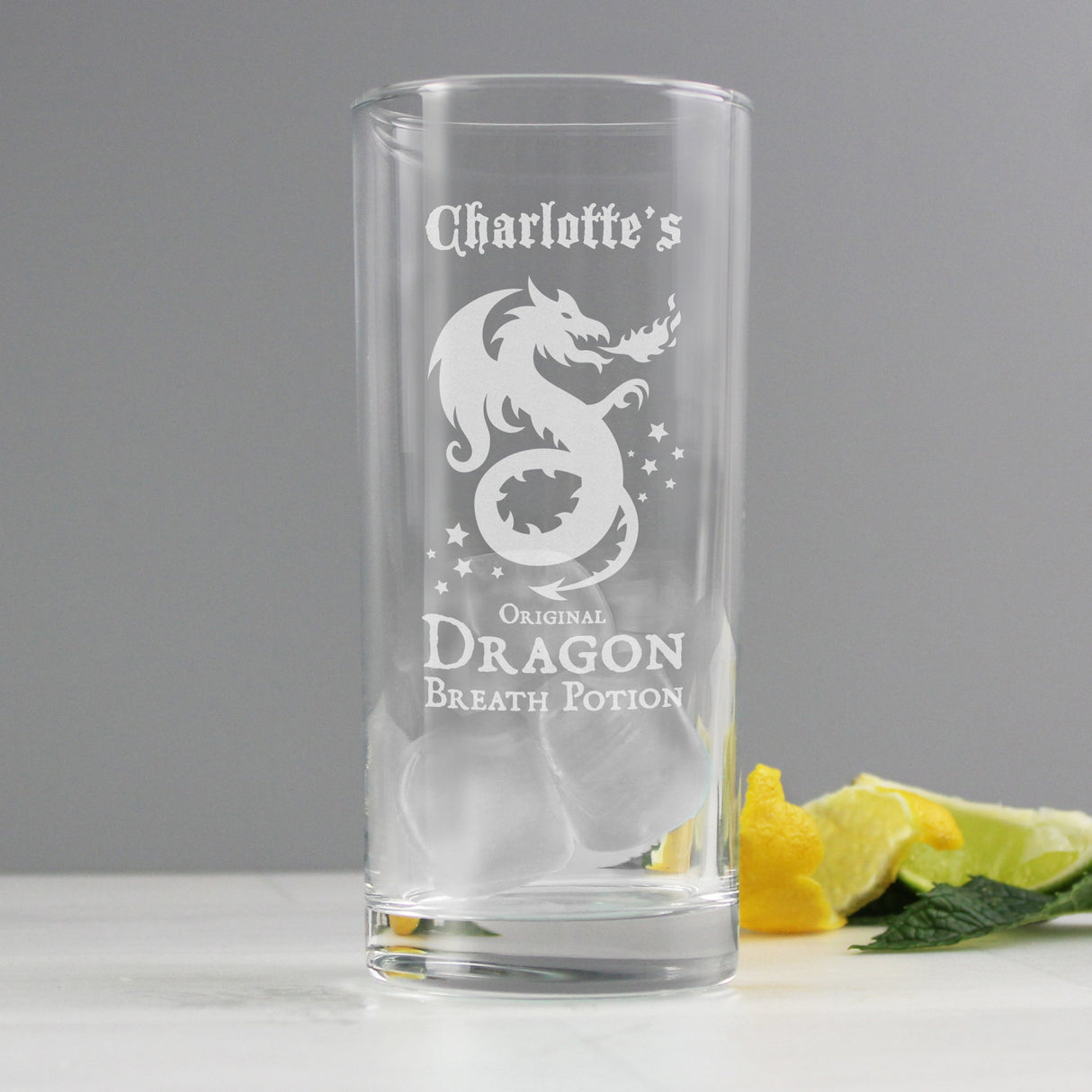 Personalised Dragon Breath Potion Glass: 1 - Highball Glasses By Gift Moments