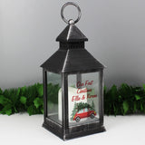 Personalised Rustic Black Lantern for Christmas: 2 - LED Lighting By Gift Moments