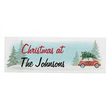 Personalised Driving Home For Christmas Sign: 4 - Christmas Decorations By Gift Moments